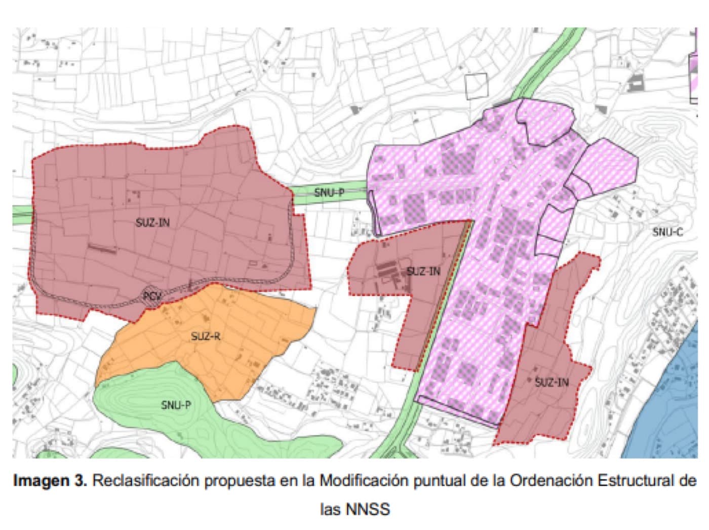 Plano de reclasificación propuesta
